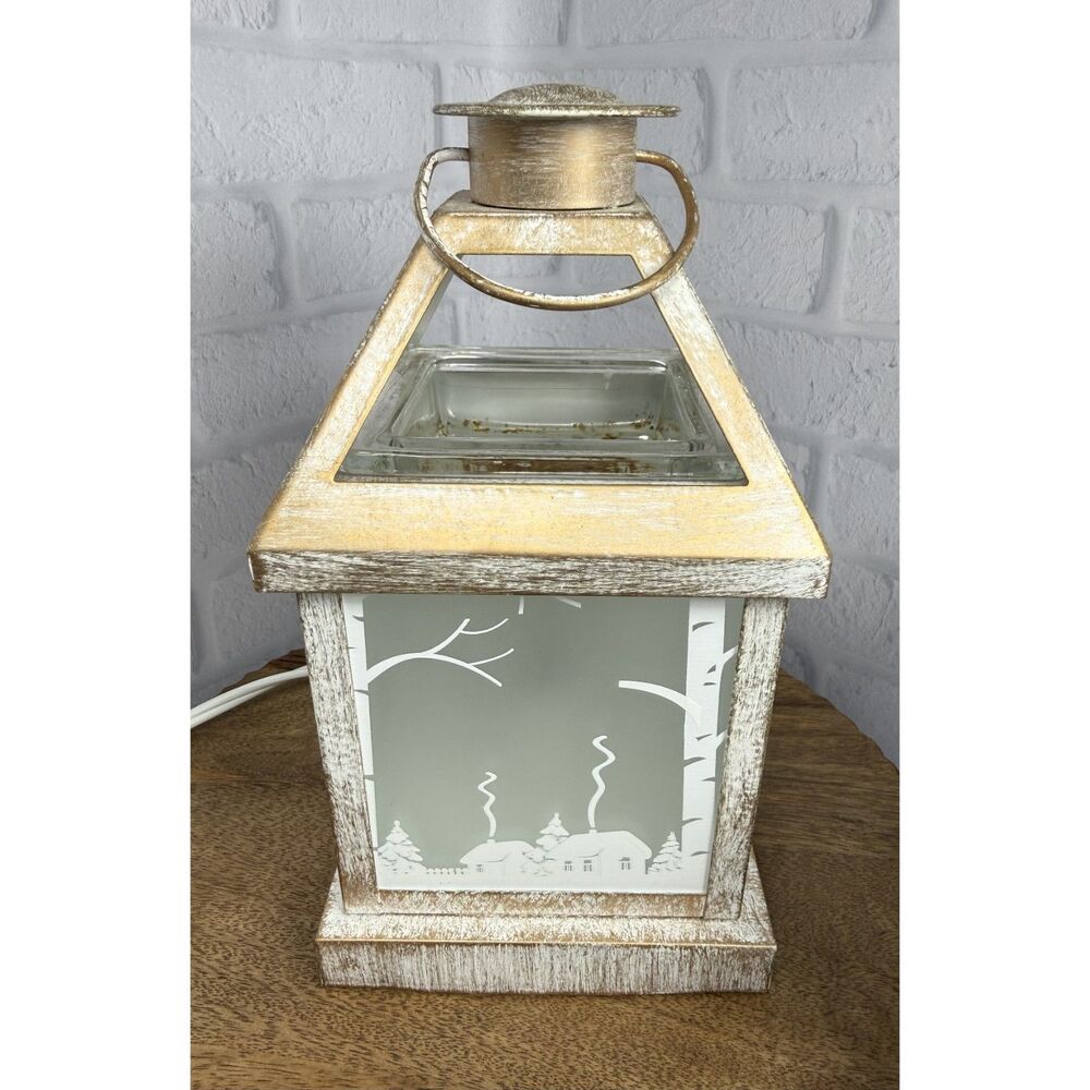 Used / Works - With Box - Scentsy Winter Retreat Wax Melt Warmer - Picture 5 of 6